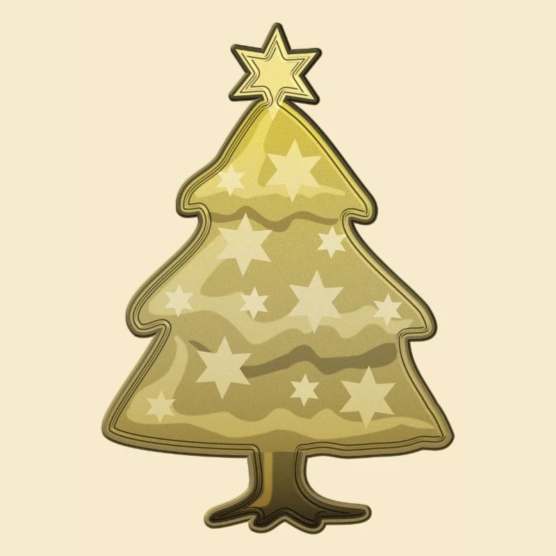 Sapin de Noël avec étoile