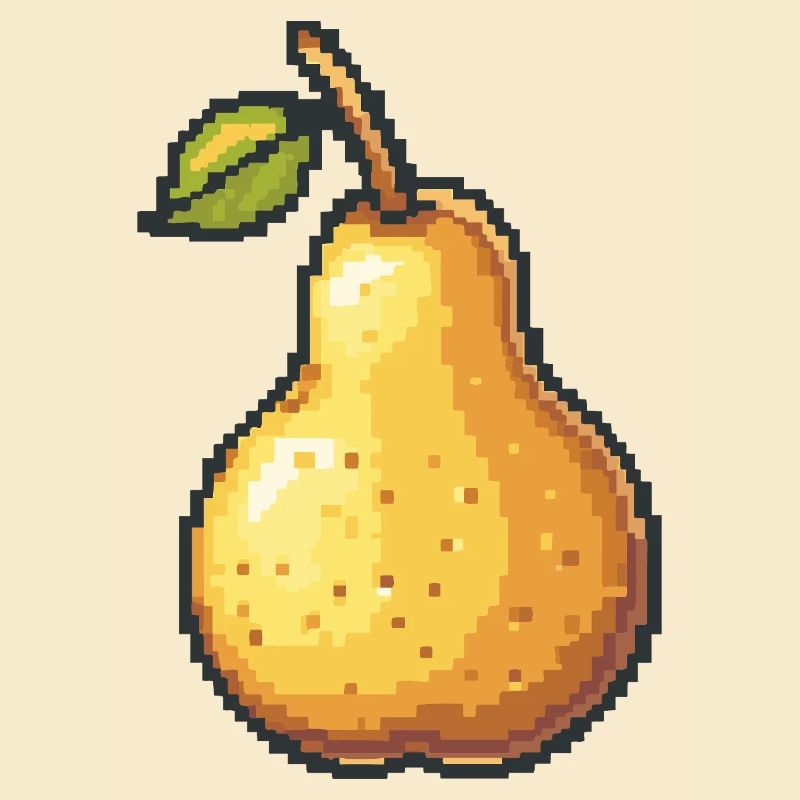 Pixel Bulb Retro Pixel Art