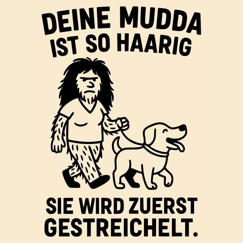 deine mutter haarig witz