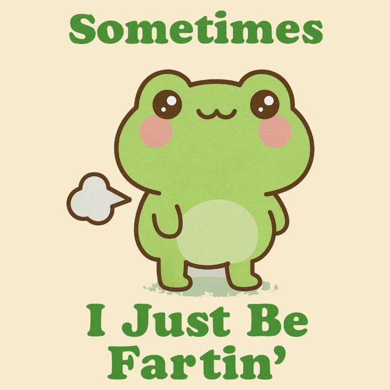 Manchmal bin ich einfach nur ein Furzfrosch