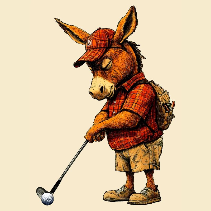 Âne de golf