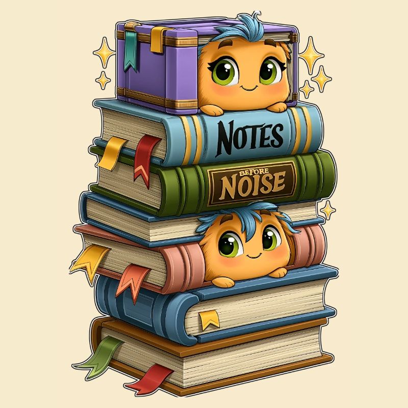 Bibliothèque avec des oiseaux