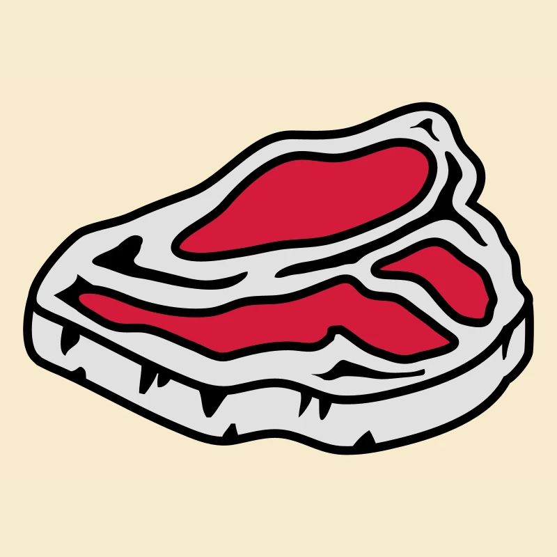 A raw steak