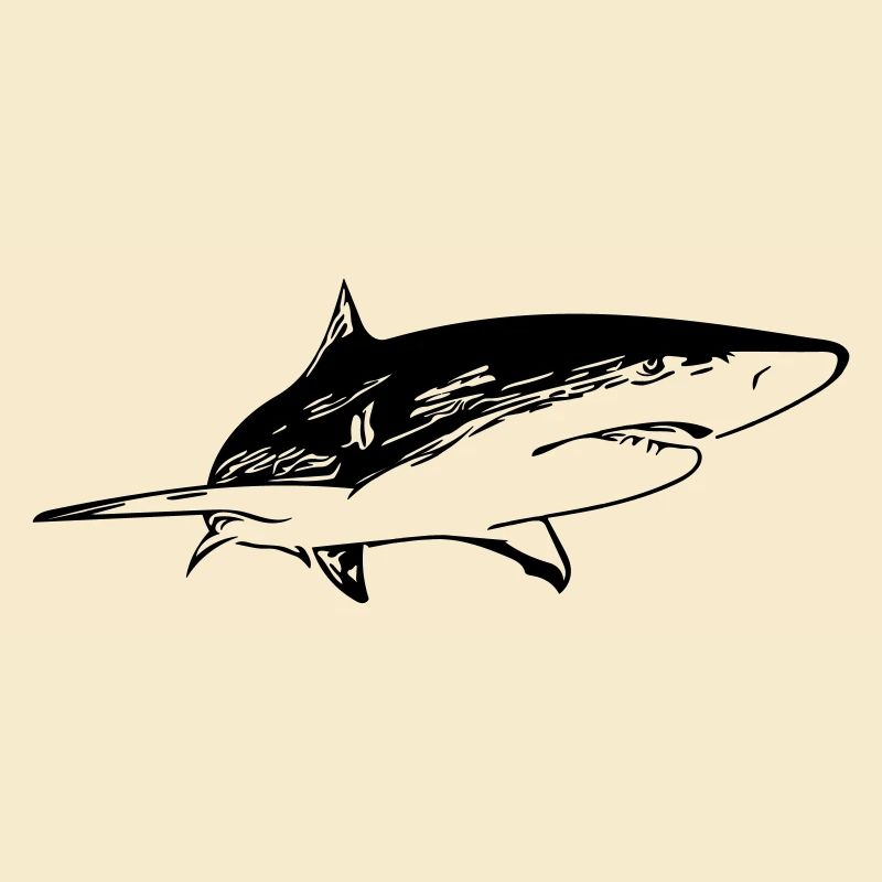 Shark - Vintage Vector Design