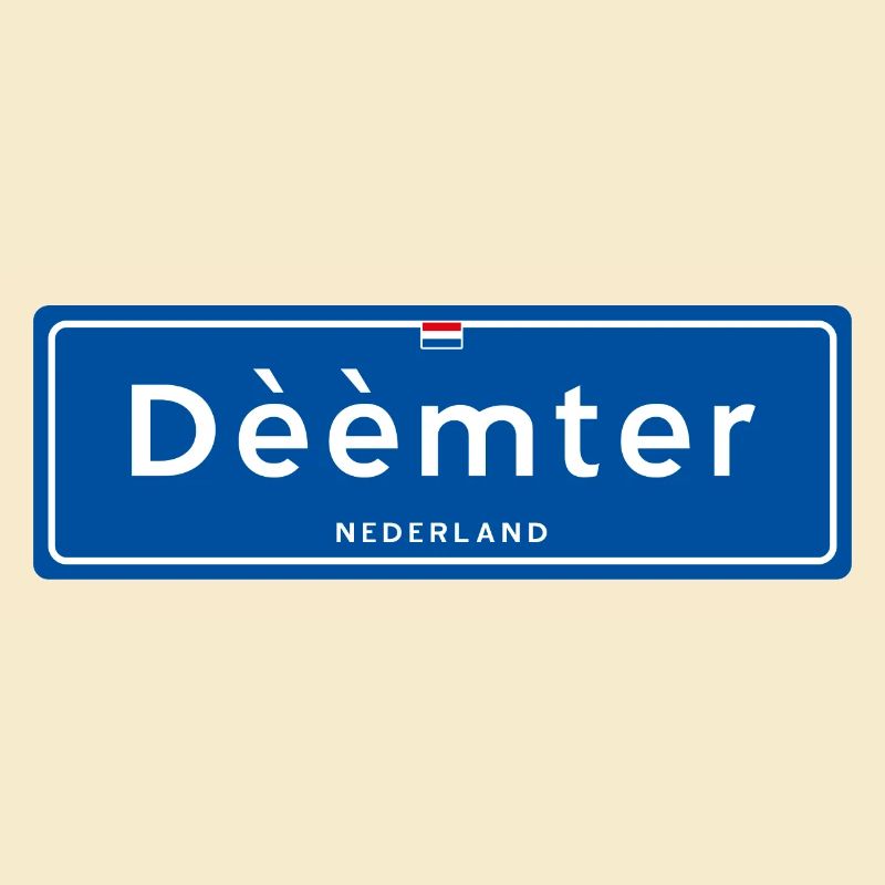 Panneau de nom de lieu Dèèèmter (Deventer)
