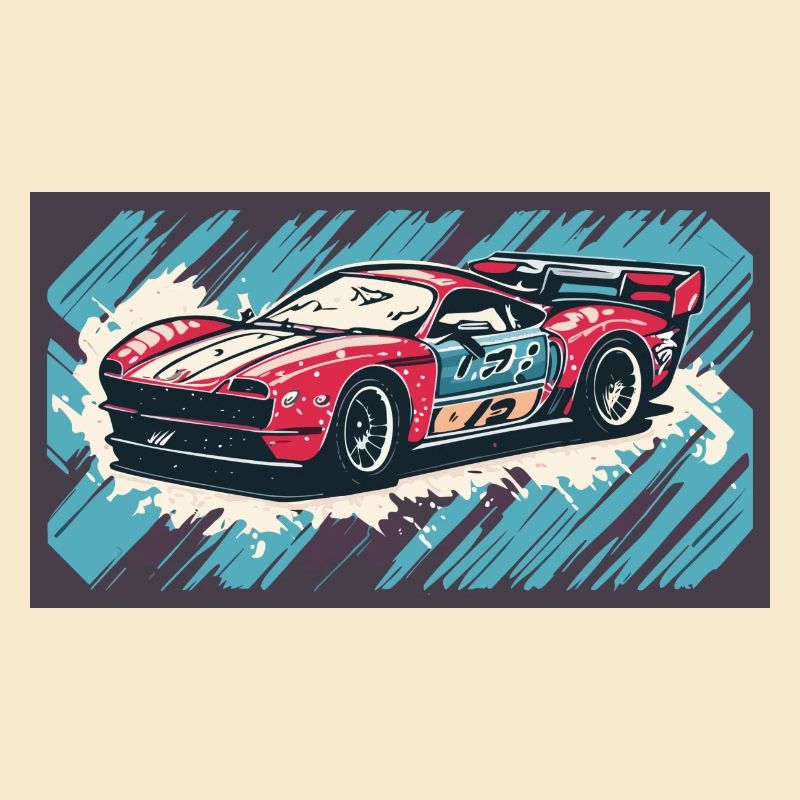 Racecar Red-Blue