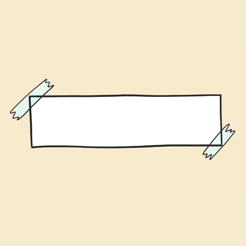 Banner Text Decoration Tape