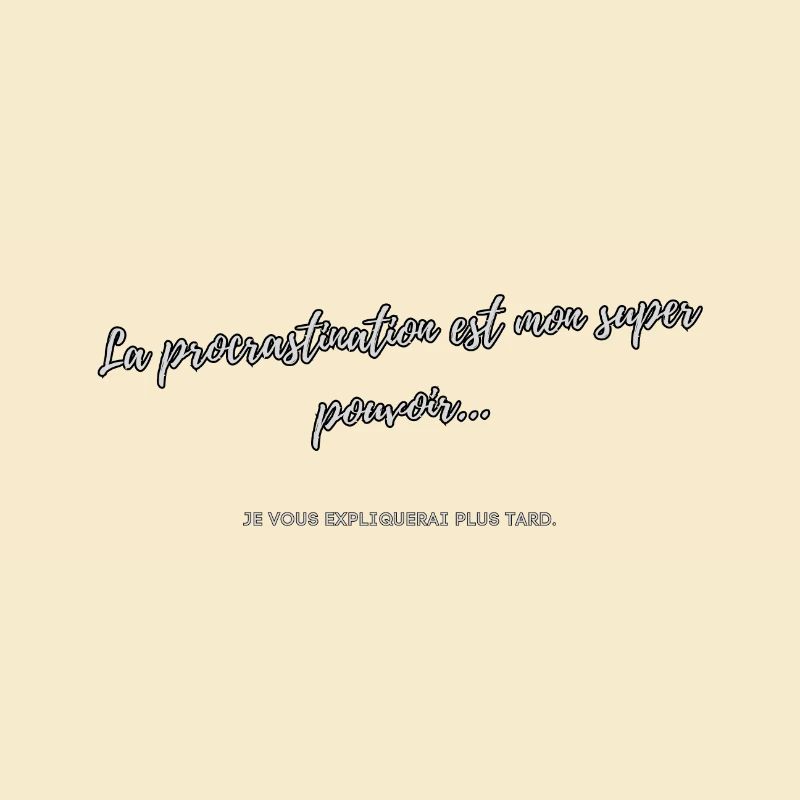 Procrastination