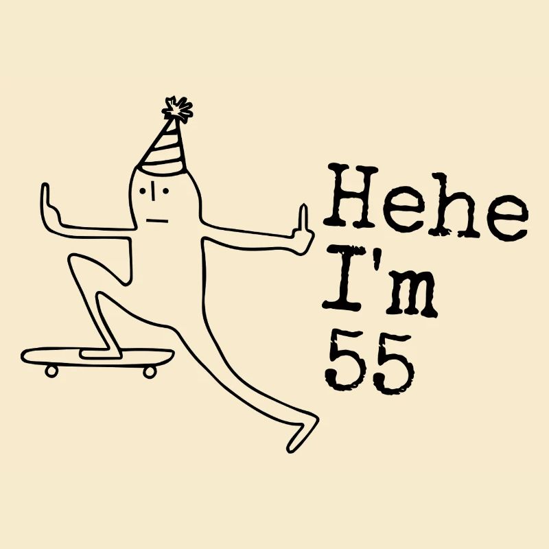 55th Birthday Gift Funny 55 Years 55th