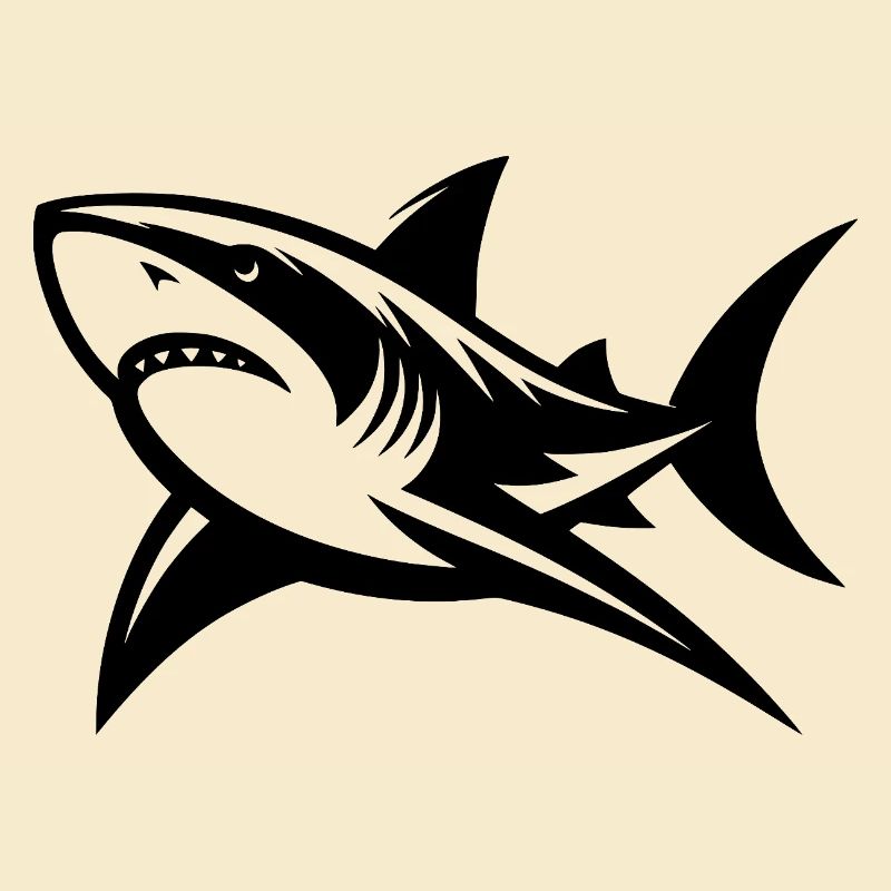 Sourire est difficile avec autant de blagues sur les dents sur le requin