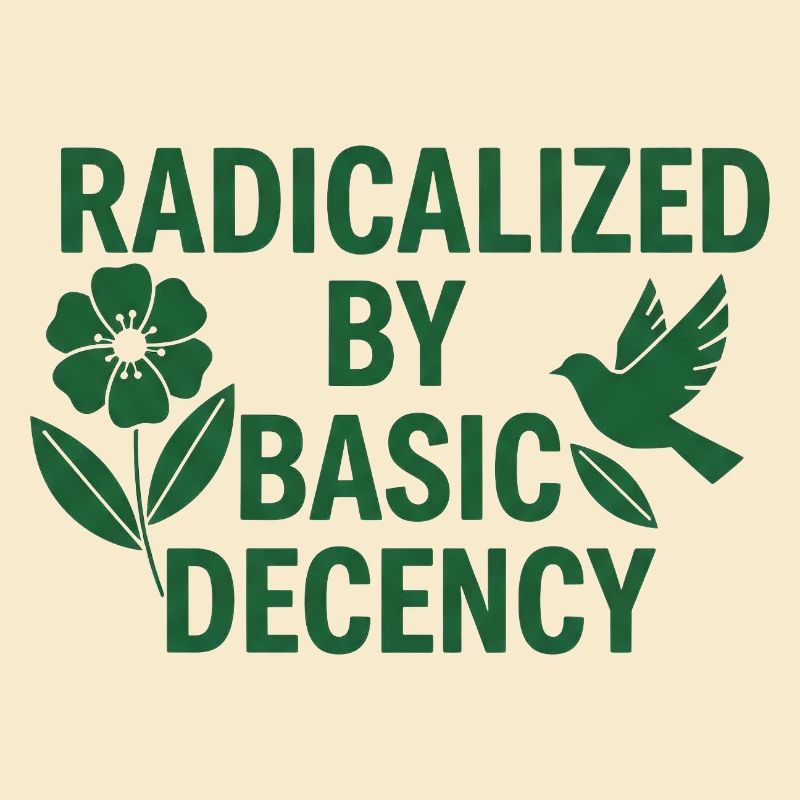 Chemise de la décence de base des valeurs progressistes
