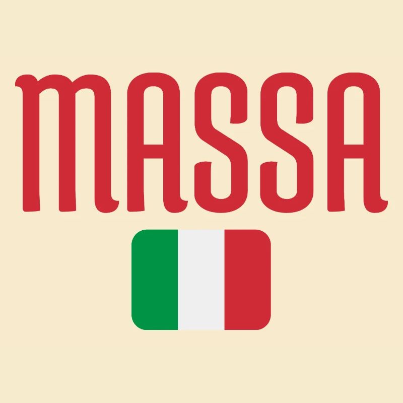 Drapeau italien de Massa