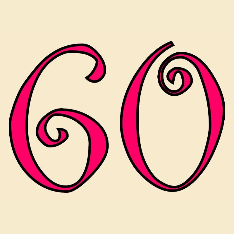 60. 60 YEARS. 60th ANNIVERSARY. 60TH BIRTHDAY.