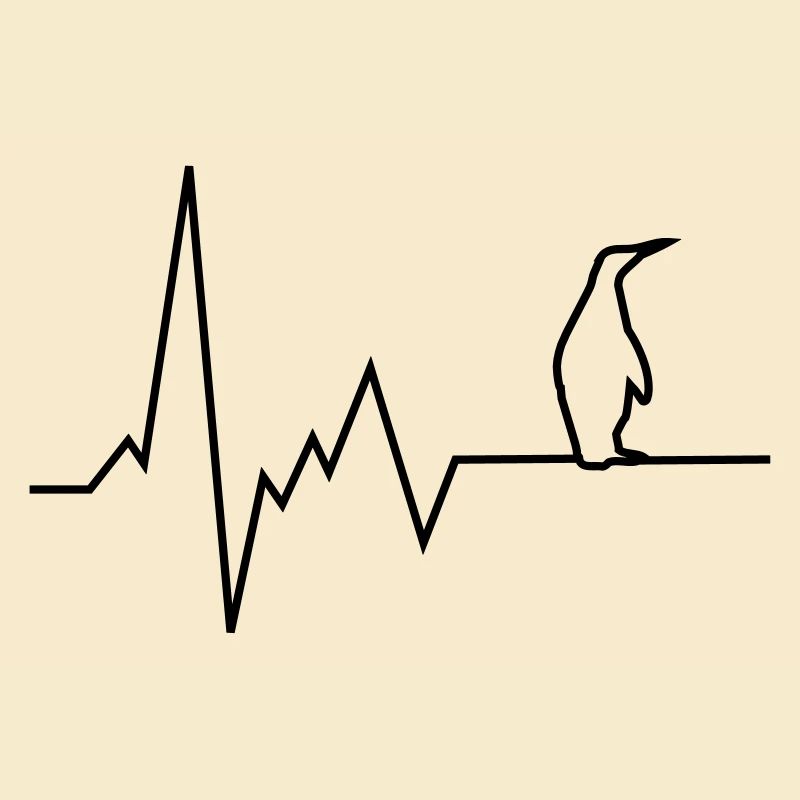 pulsation du cœur pingouin