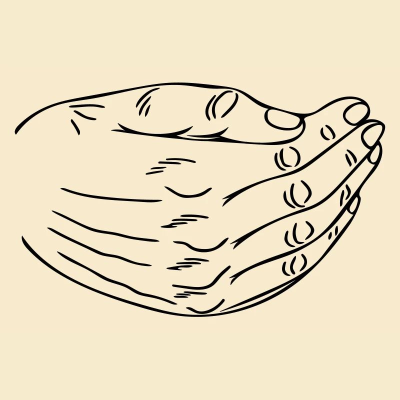 La main sur la bouche