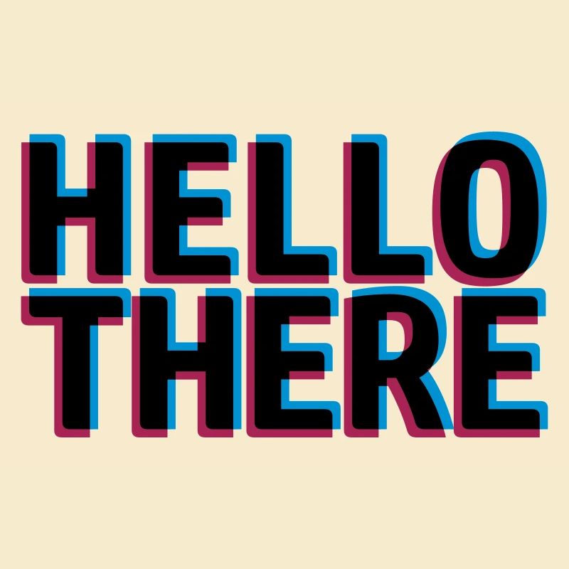 3D effect Hello
