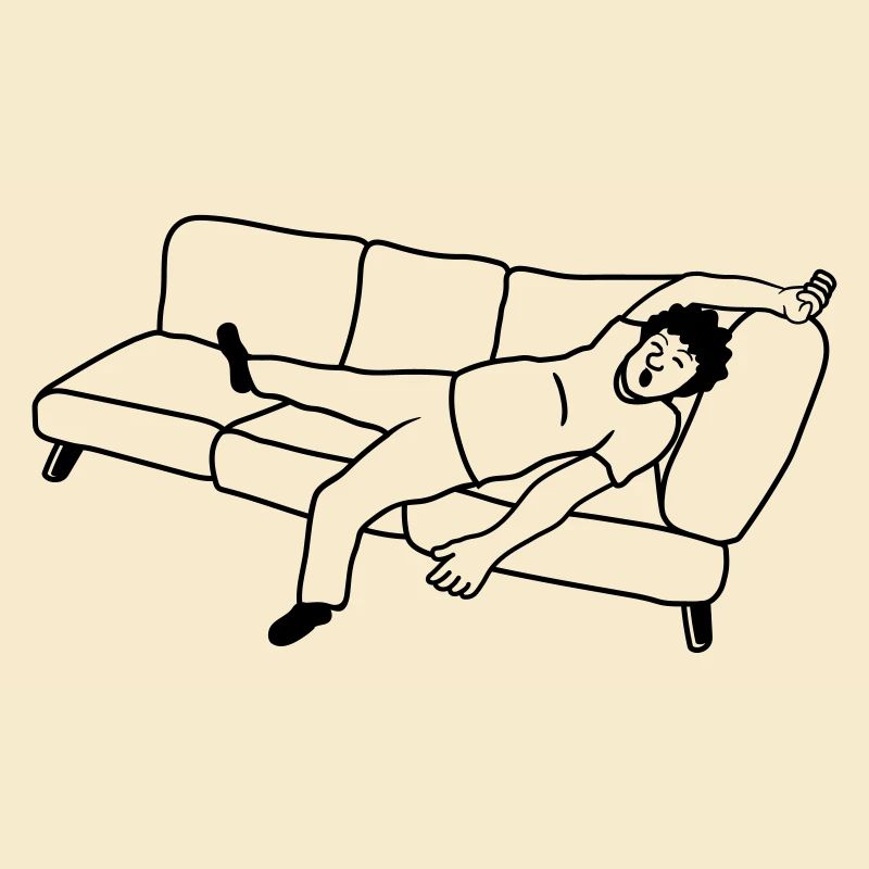 Couch Schlafender Mann