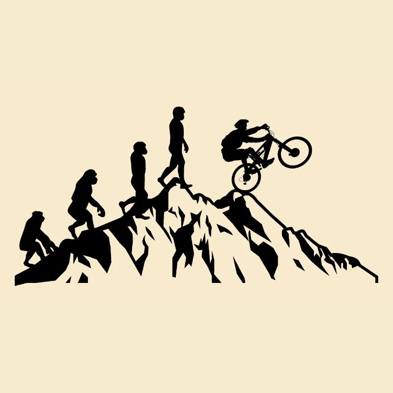 Evolution of Cycling Mountain Biking MTB