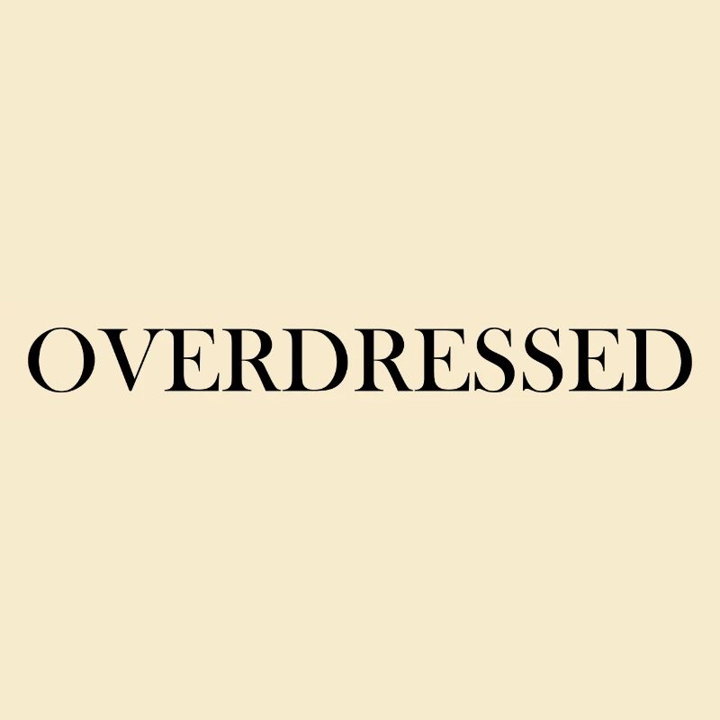 Overdressed statement black