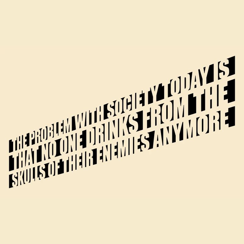 drinks from enemies skulls