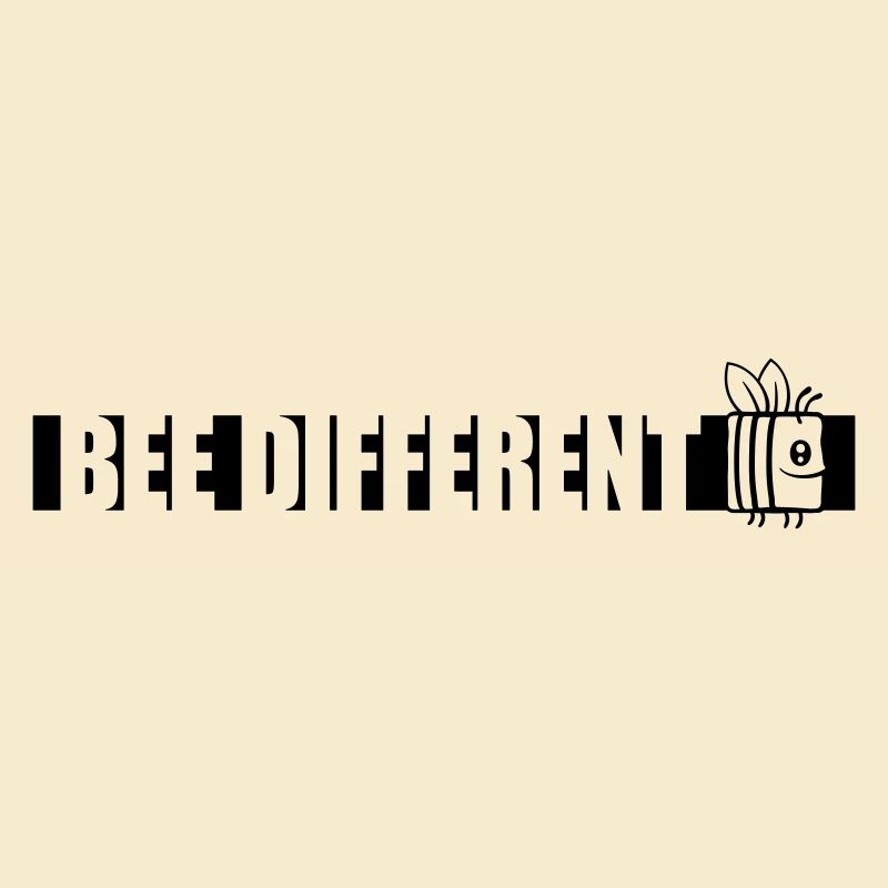 bee different Spruch Zitat