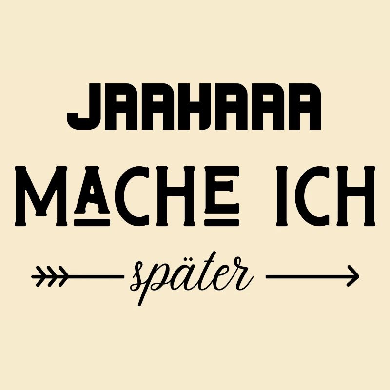 mache ich später