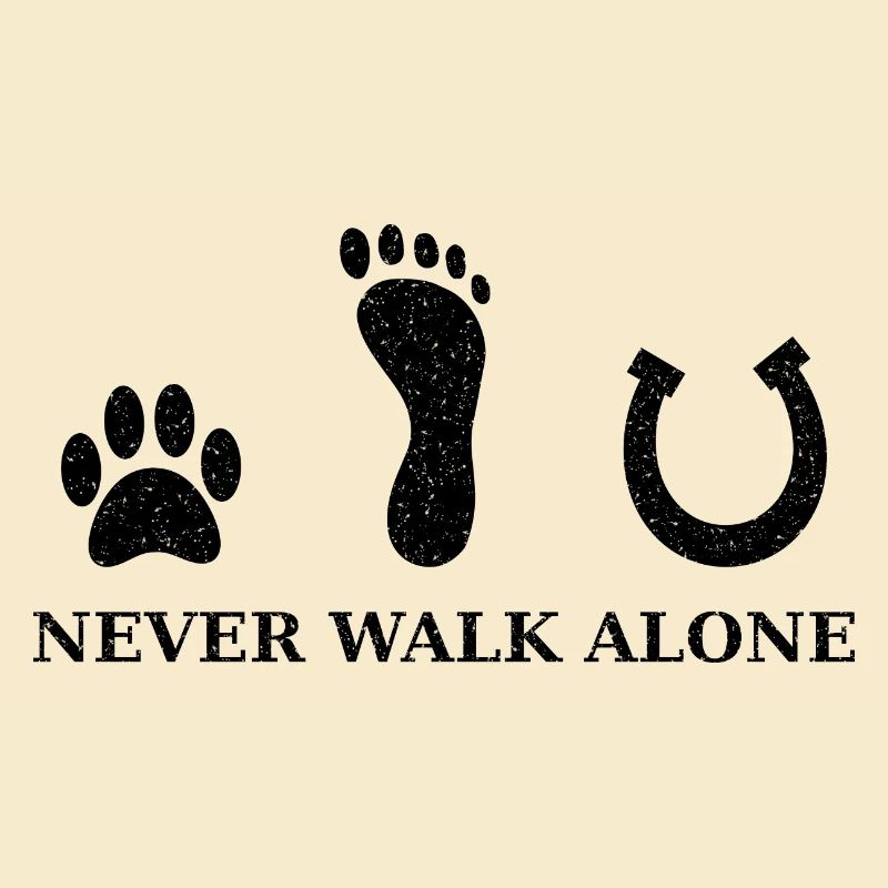 Never walk alone schwarz