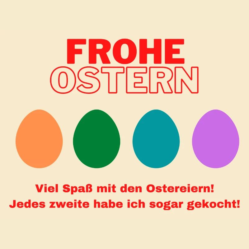 Rohe Oster Eier