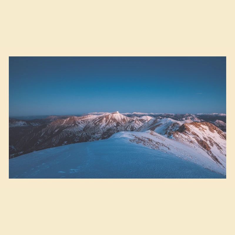 Alpenglow on Agrafa Mountain Range