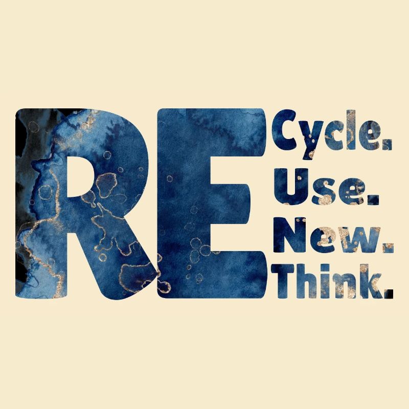 Recycle Use New Think neues Design