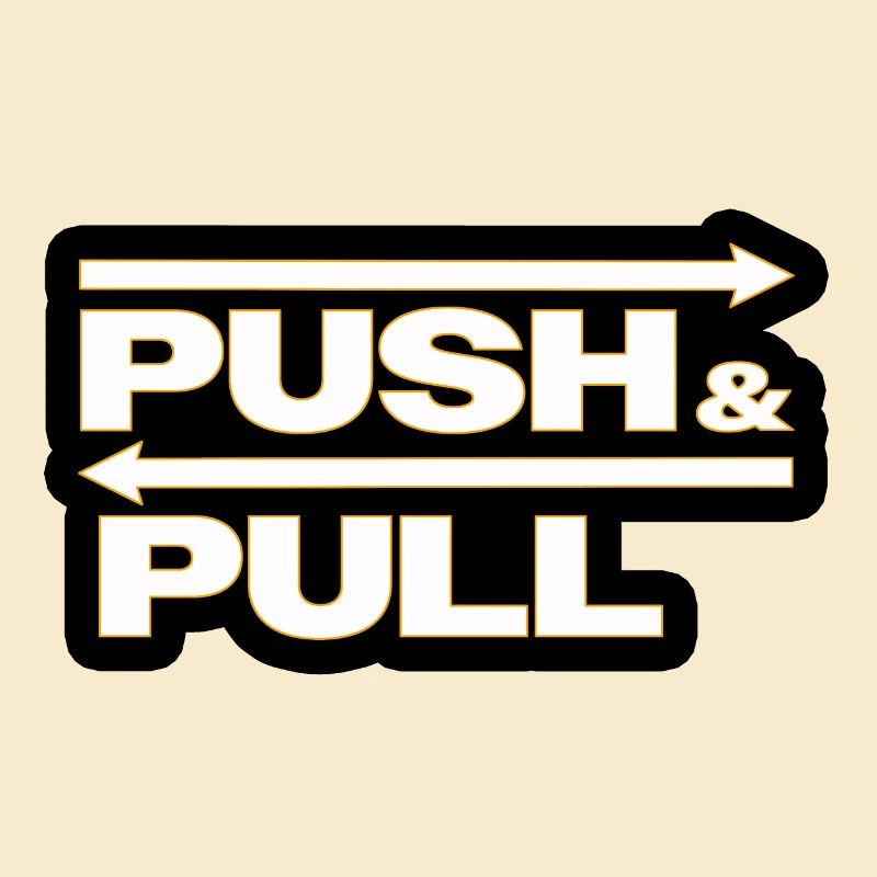 Push and Pull black