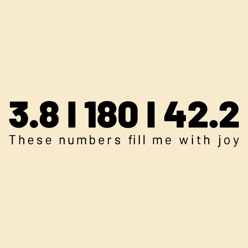 TRIATHLON this numbers fill me with joy