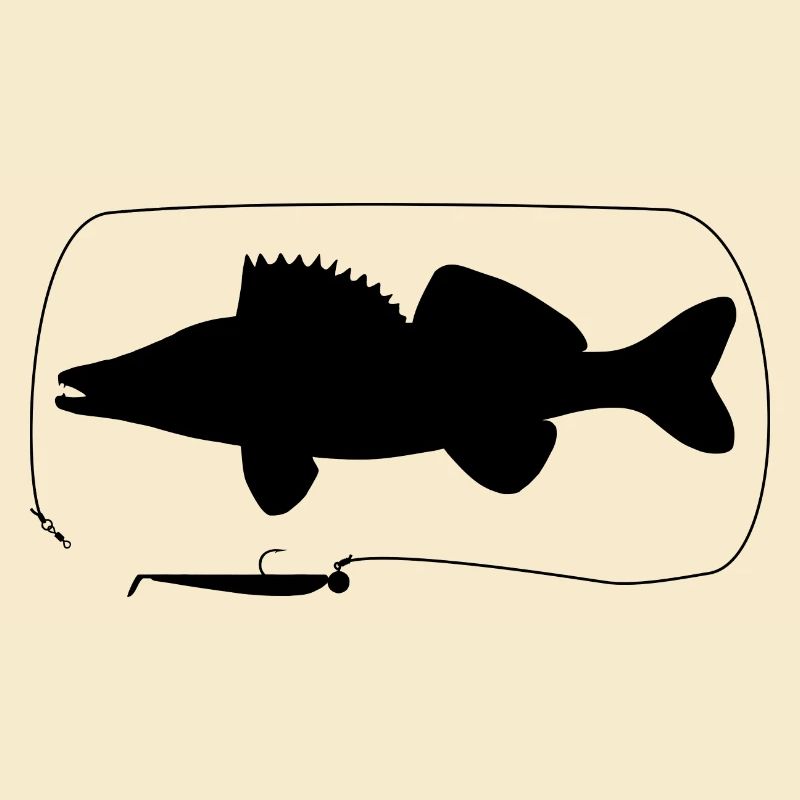 zander mit Gummifisch