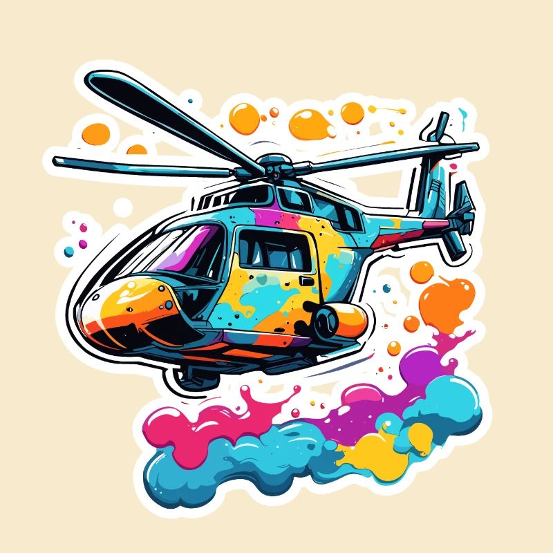 Helikopter / Hubschrauber / fliegen / Luftfahrt