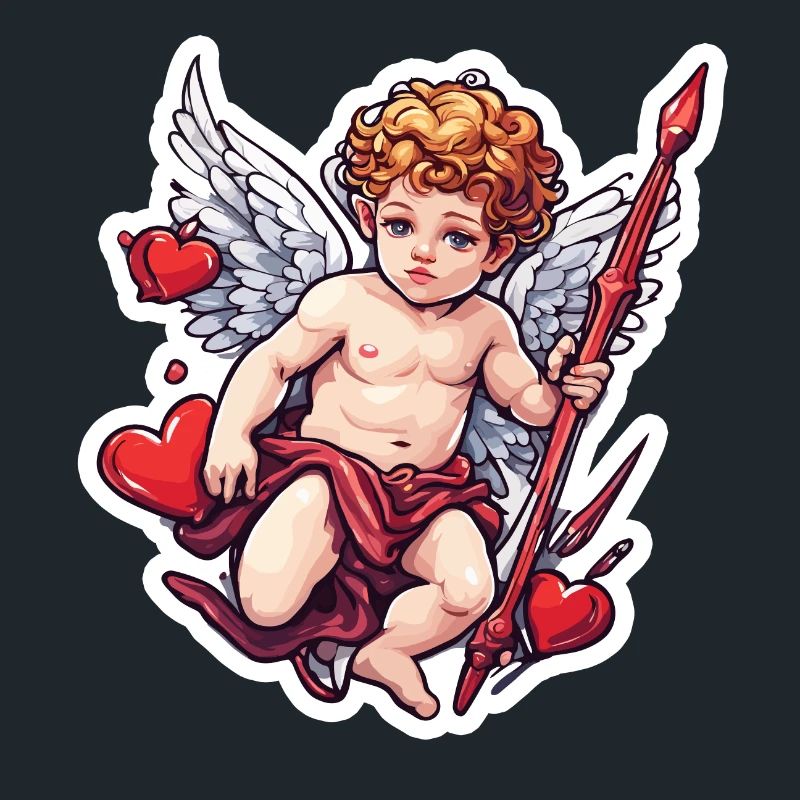 Cupidon / Amour / Flèche / Coeur / Saint Valentin