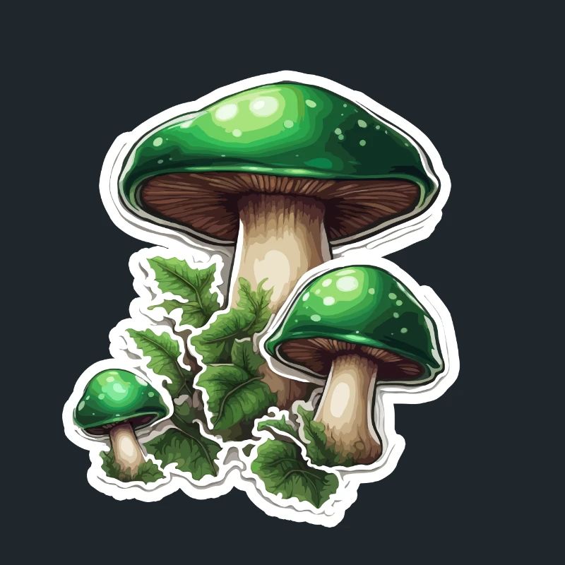 Champignon / Champignon / Prairie / Forêt / Goa / Psy