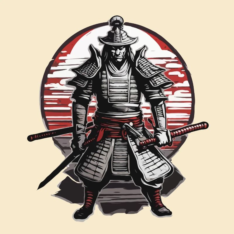 Samurai / Japanisch / Harakiri / Katana / Mann