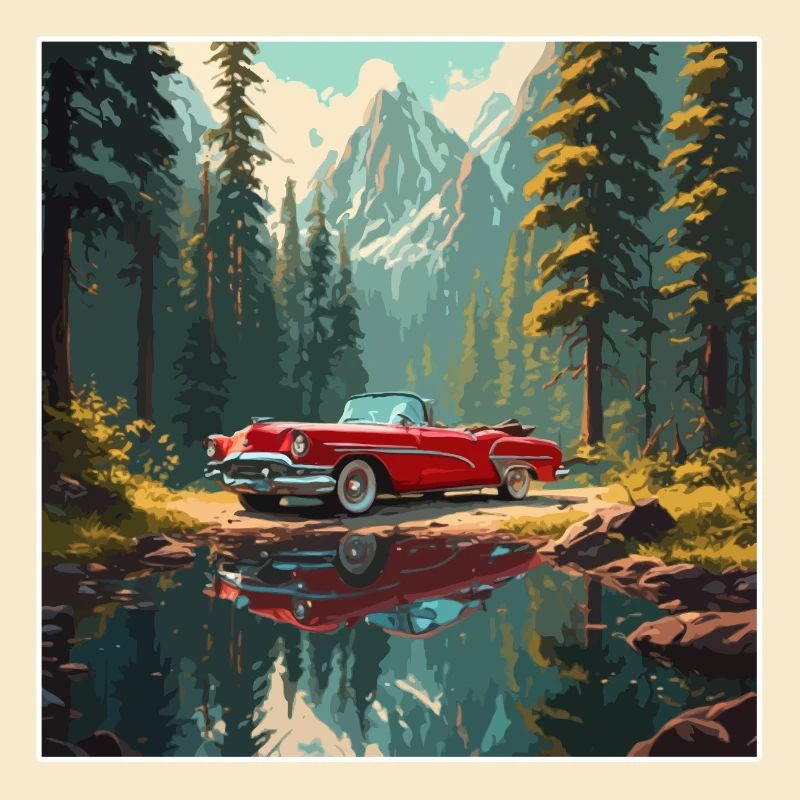 Old Timer / Auto / 50er Jahre / Retro / Vintage