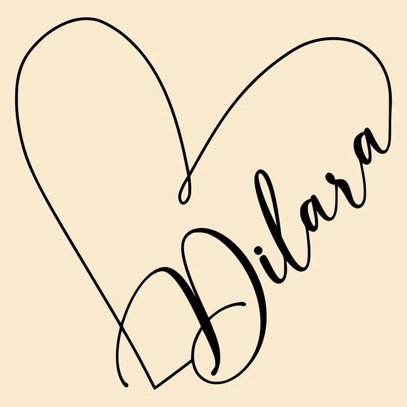 Dilara Name Heart Line