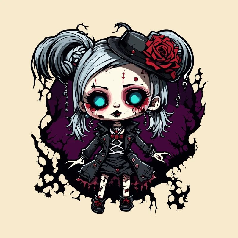 Horror Doll / Halloween / Creepy / Dark