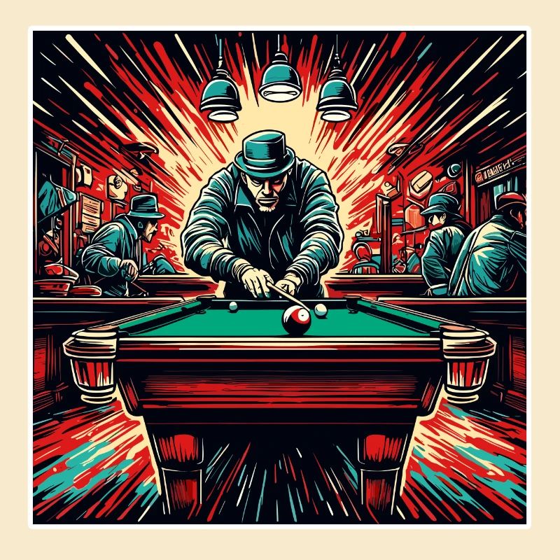 Billardtisch / Billiardkugel / 8 Ball / Pool / Kö
