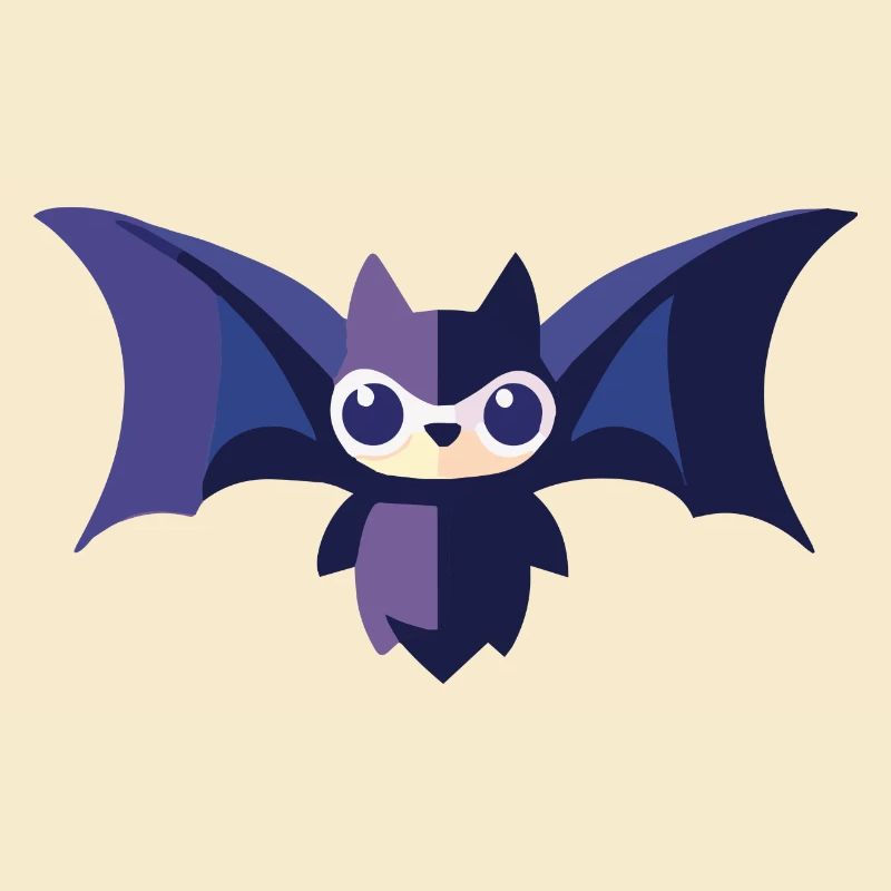 Fledermaus mit Gesicht
