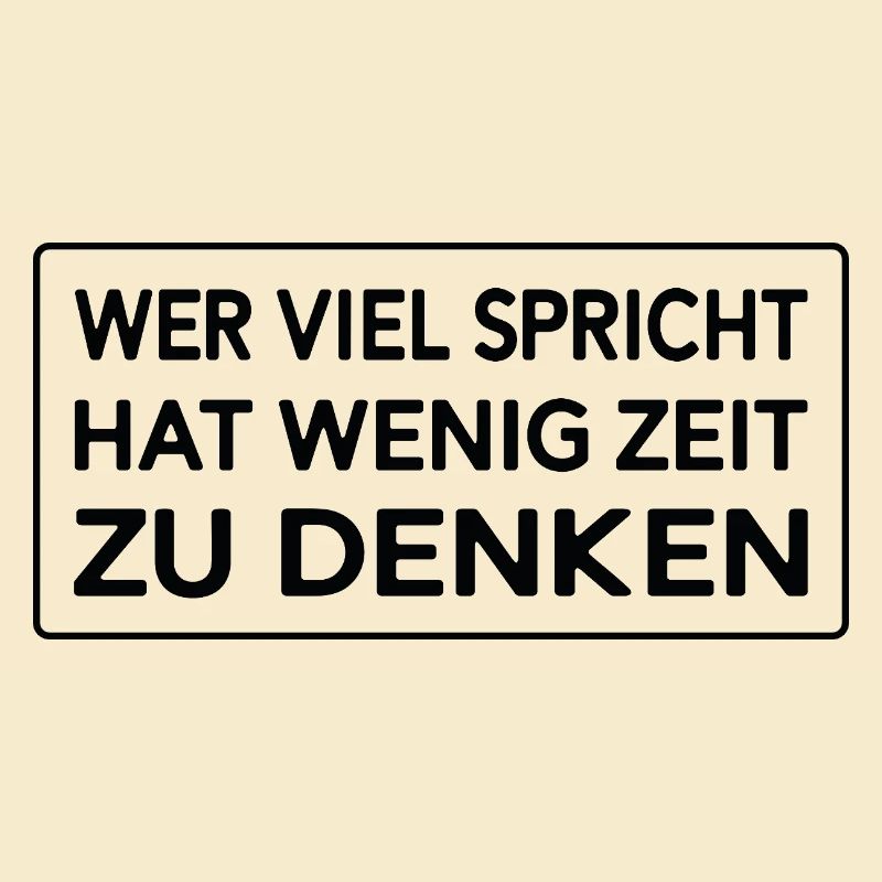 Si vous parlez beaucoup, vous avez peu de temps pour réfléchir