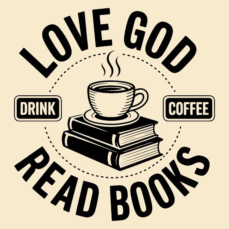 Liebe Gott, Dringe Kaffee, Lese Bücher! Christlich