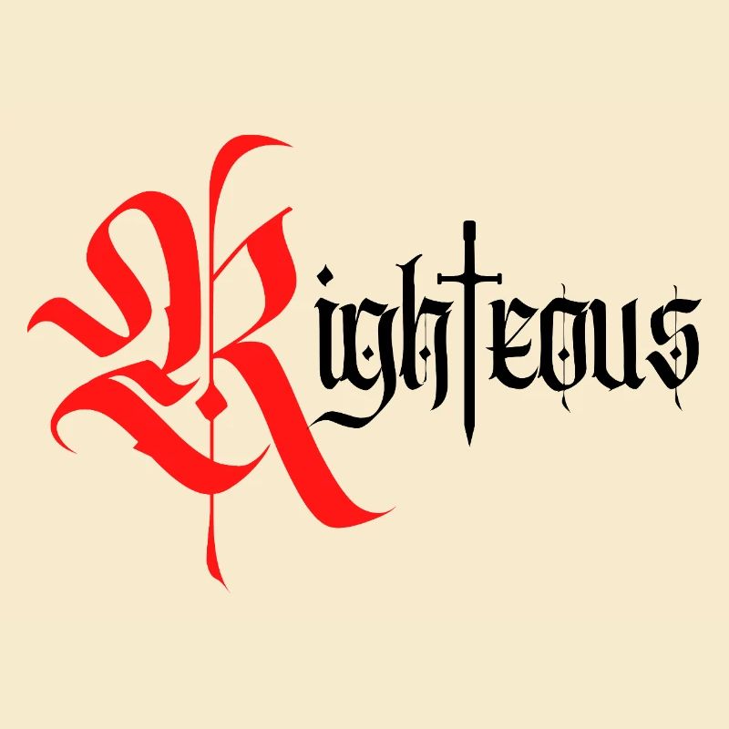 Gothic Righteous Design mit Schwert