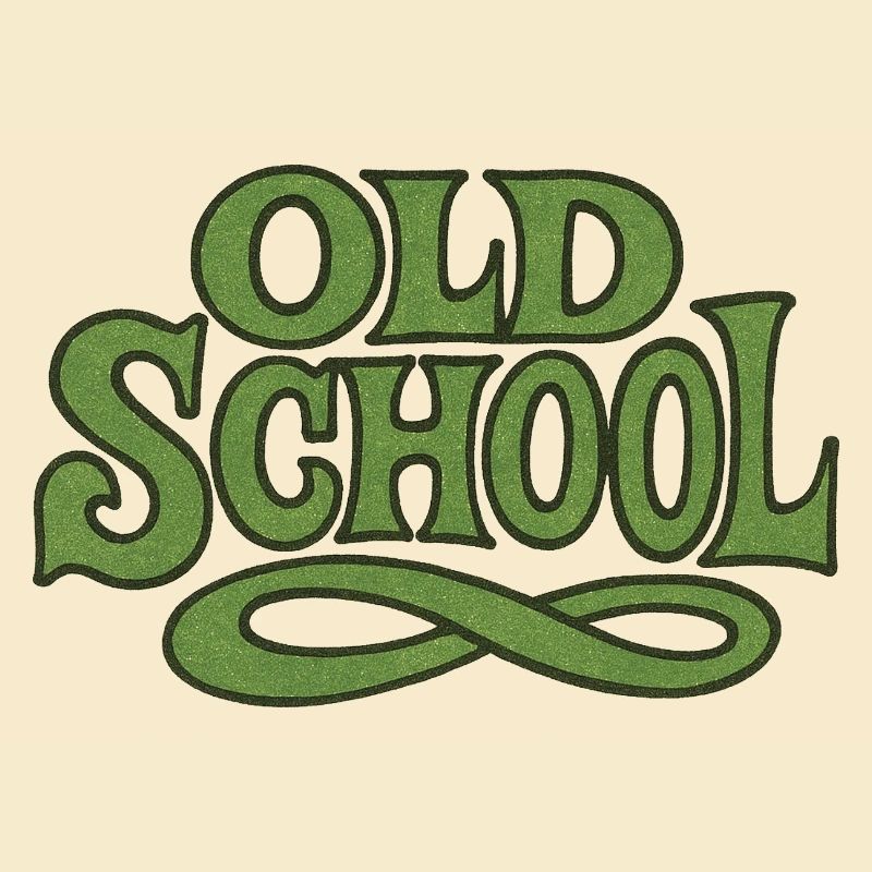 Old School Green Emblem