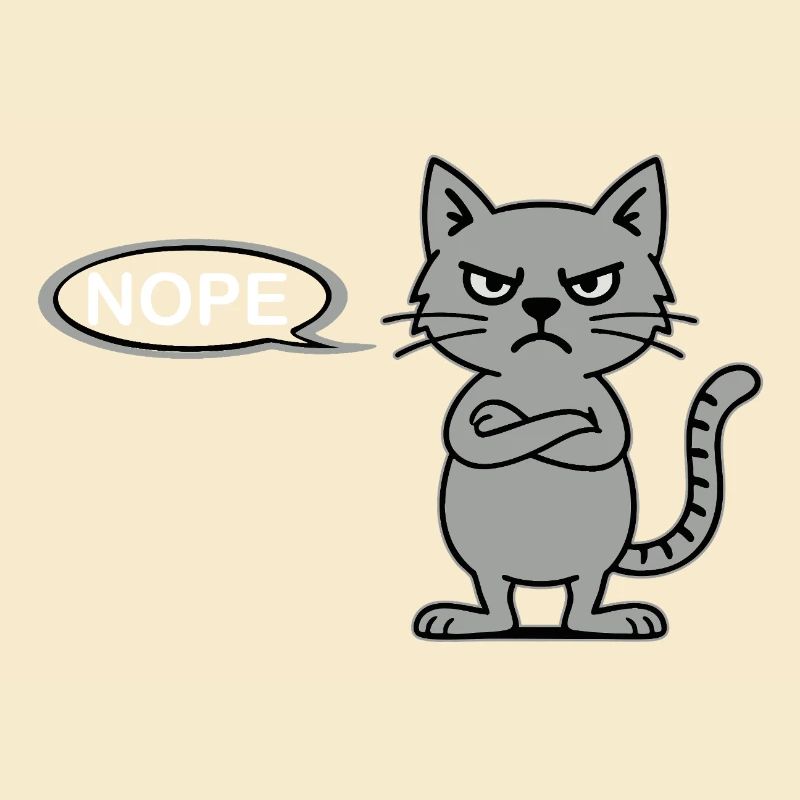 Déclaration sceptique du chat NOPE