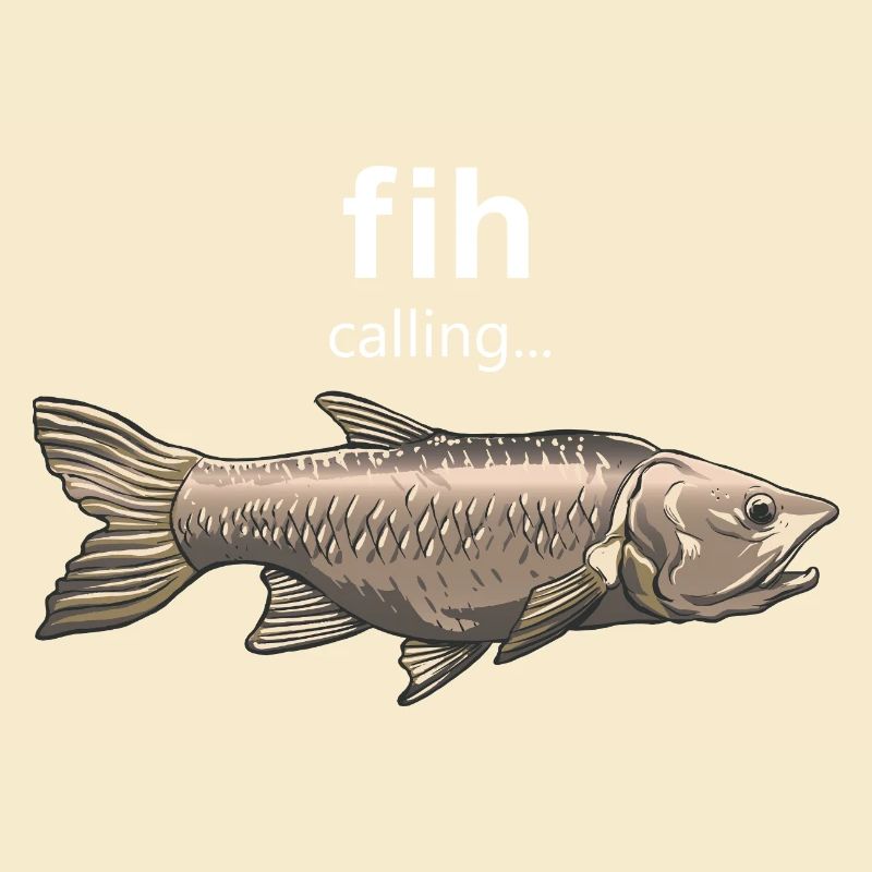 Fih Appel Drôle Hommes Pêche Internet Meme Fi