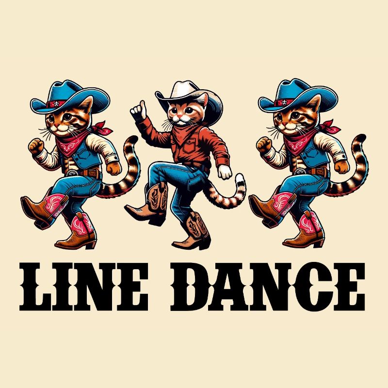 Funny Cats Dancing Line Dance