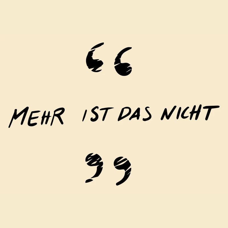 Mehr ist das nicht